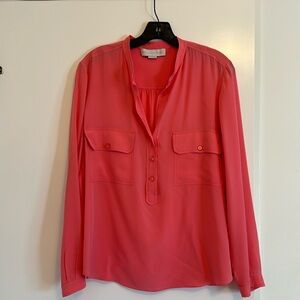 Stella McCartney silk coral blouse, size 42